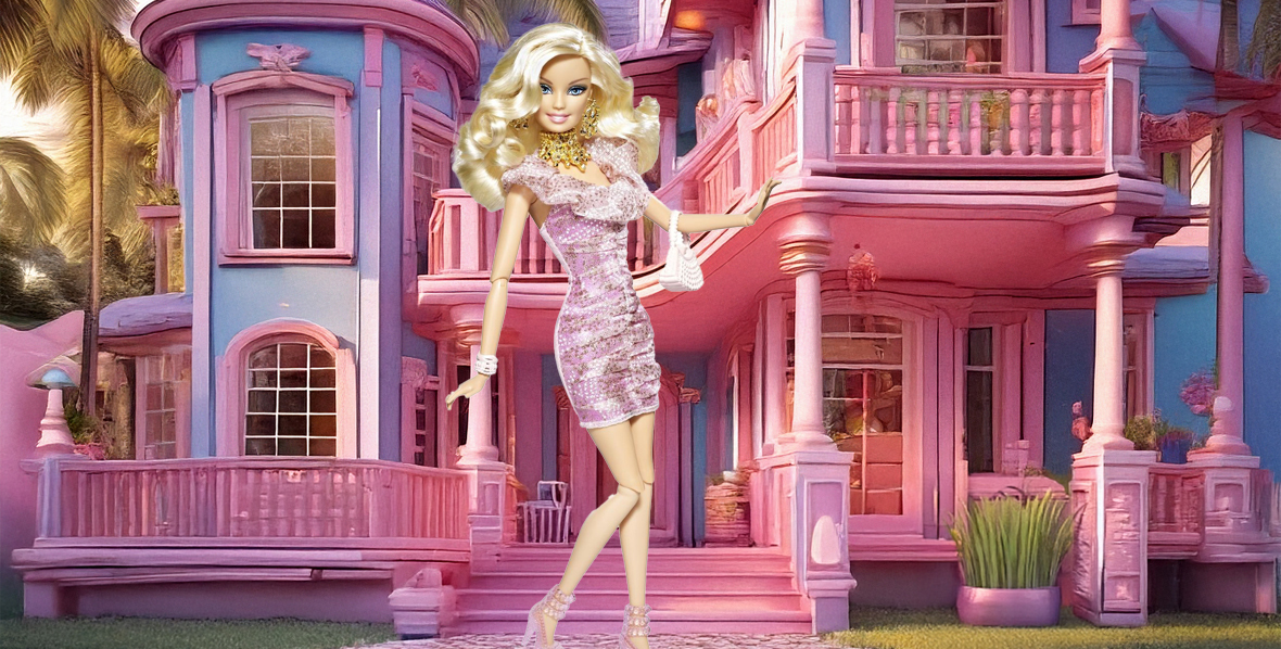 barbie house front